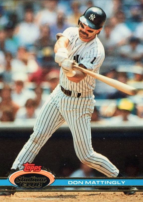 1991 Stadium Club Don Mattingly #21 Baseball Card