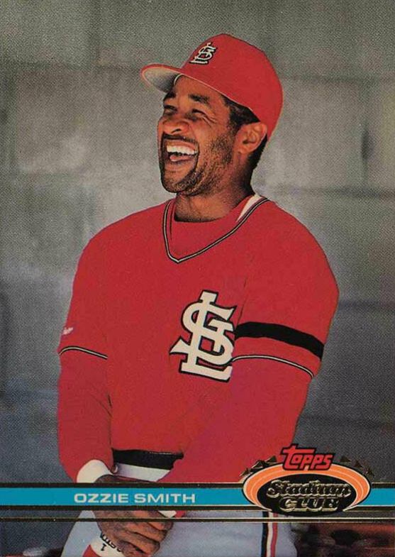 1991 Stadium Club Ozzie Smith #154 Baseball Card