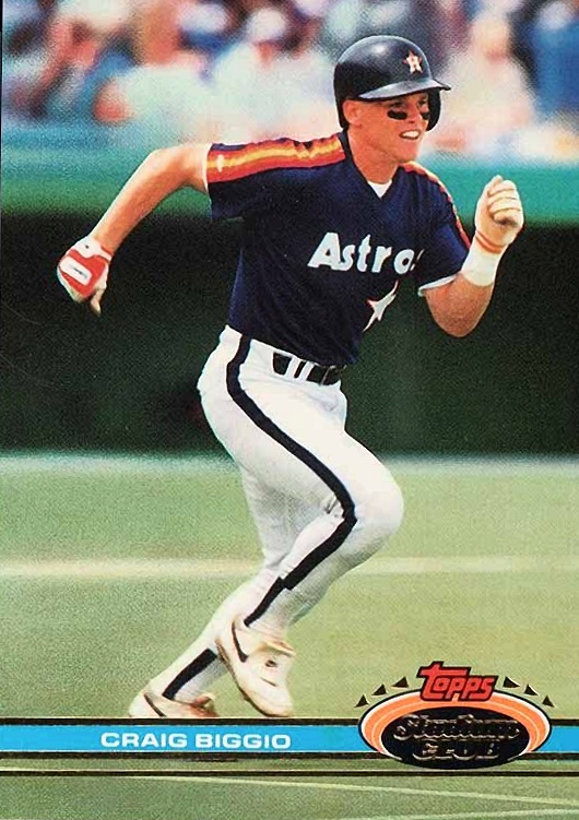 1991 Stadium Club Craig Biggio #176 Baseball Card