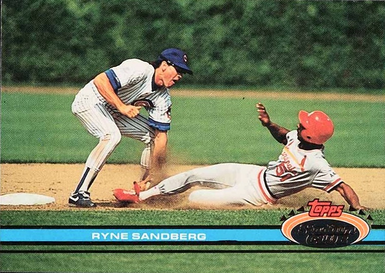 1991 Stadium Club Ryne Sandberg #230 Baseball Card