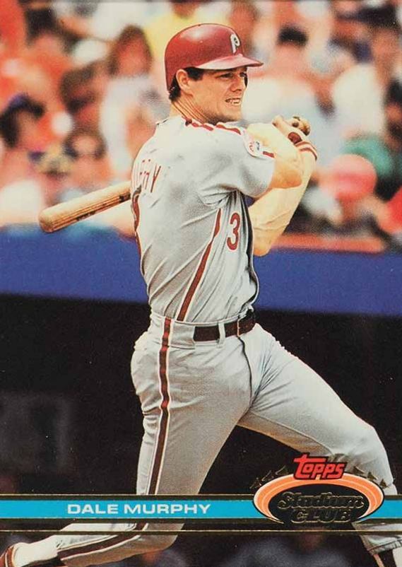 1991 Stadium Club Dale Murphy #243 Baseball Card