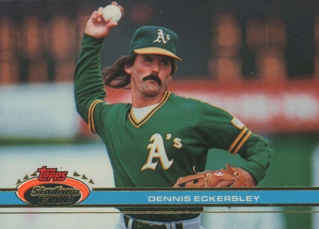 1991 Stadium Club Dennis Eckersley #332 Baseball Card