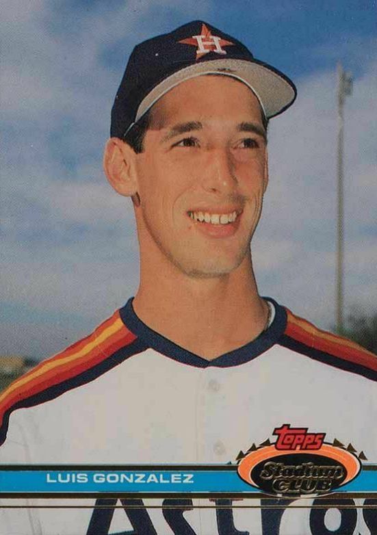 1991 Stadium Club Luis Gonzalez #576 Baseball Card