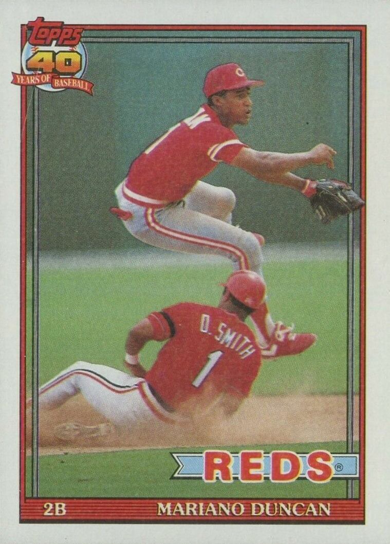 1991 Topps Mariano Duncan #13 Baseball Card