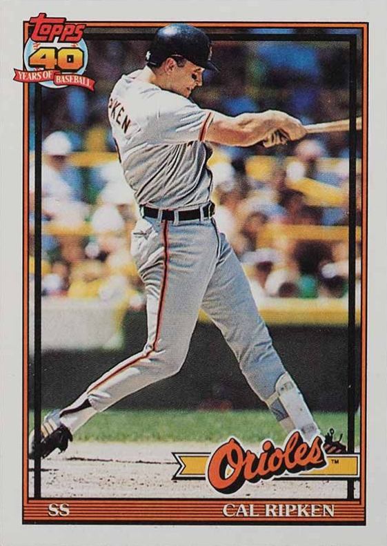 1991 Topps Cal Ripken Jr. #150 Baseball Card