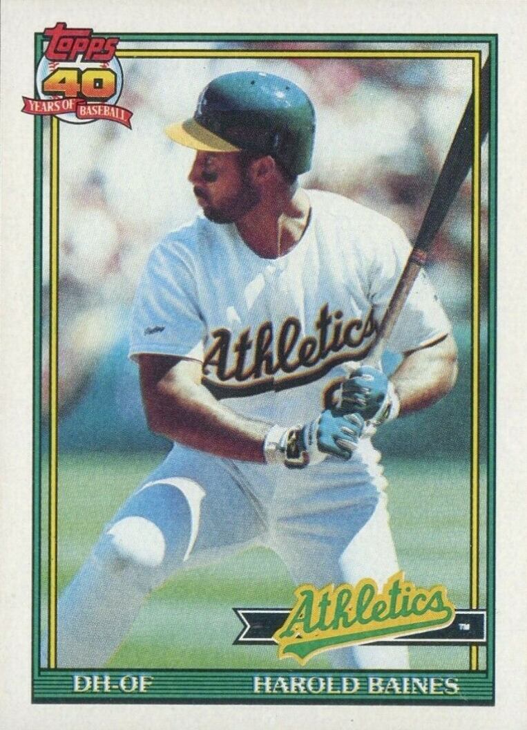 1991 Topps Harold Baines #166 Baseball Card