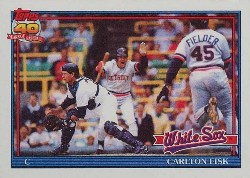 1991 Topps Carlton Fisk #170 Baseball Card