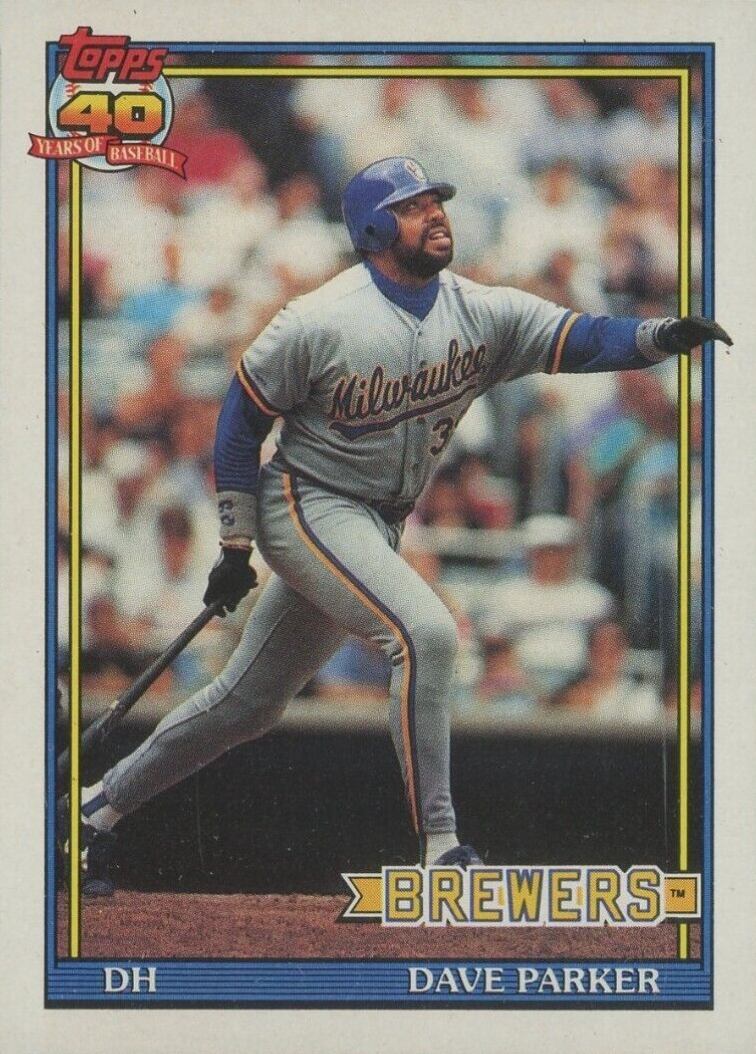 1991 Topps Dave Parker #235 Baseball Card