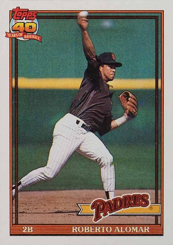 1991 Topps Roberto Alomar #315 Baseball Card