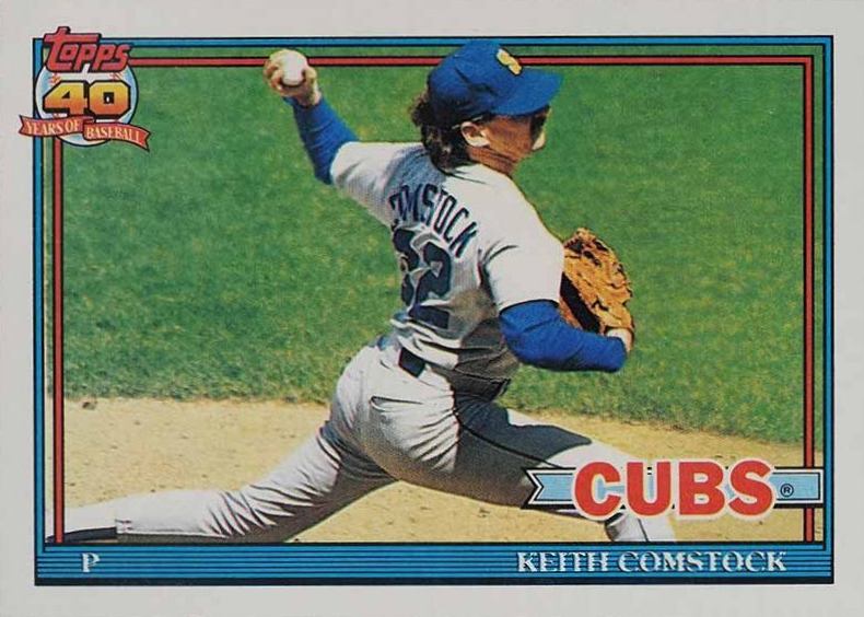 1991 Topps Keith Comstock #337 Baseball Card