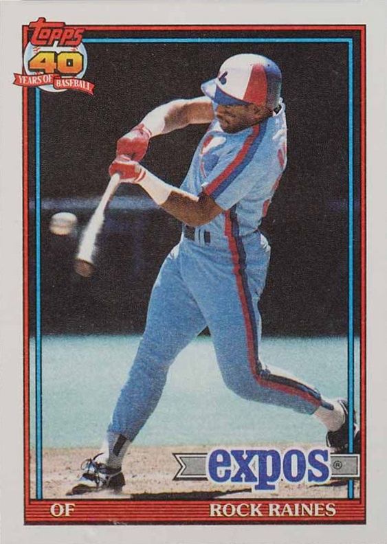 1991 Topps Tim Raines #360 Baseball Card