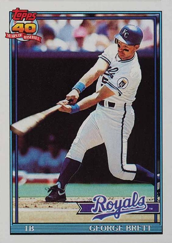 1991 Topps George Brett #540 Baseball Card