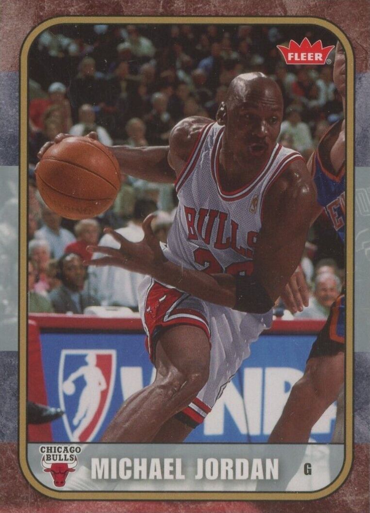 2007 Fleer Jordan Box Set Michael Jordan #69 Basketball Card
