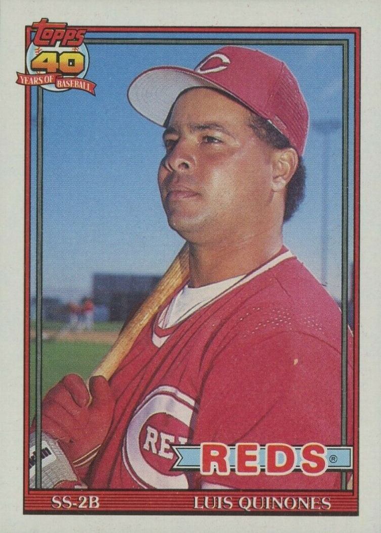 1991 Topps Luis Quinones #581 Baseball Card