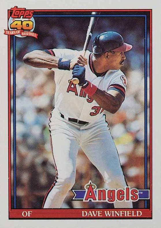 1991 Topps Dave Winfield #630 Baseball Card