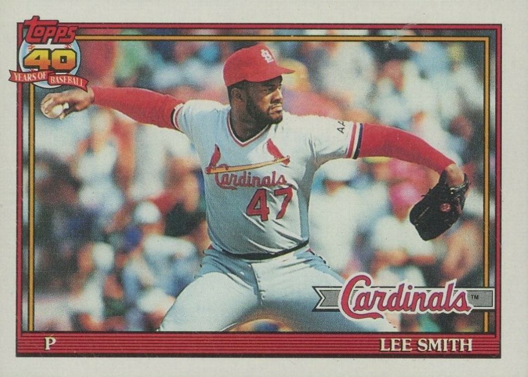 1991 Topps Lee Smith #660 Baseball Card