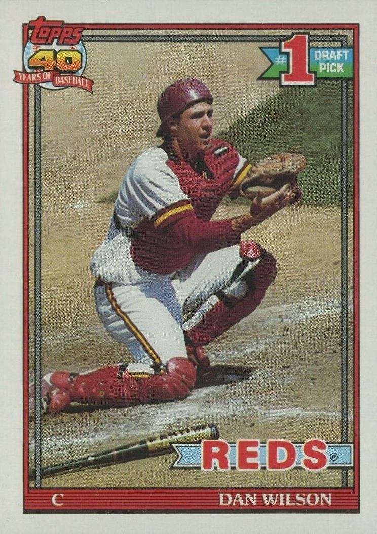 1991 Topps Dan Wilson #767 Baseball Card