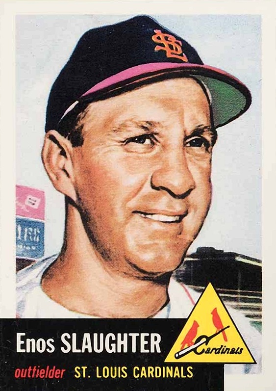 1991 Topps Archives 1953 Reprints Enos Slaughter #41 Baseball Card