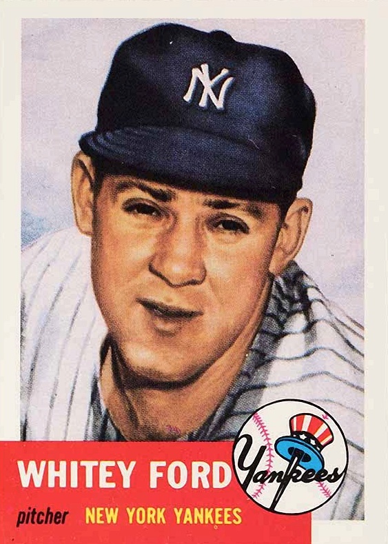 1991 Topps Archives 1953 Reprints Whitey Ford #207 Baseball Card