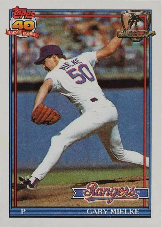 1991 Topps Desert Shield Gary Mielke #54 Baseball Card