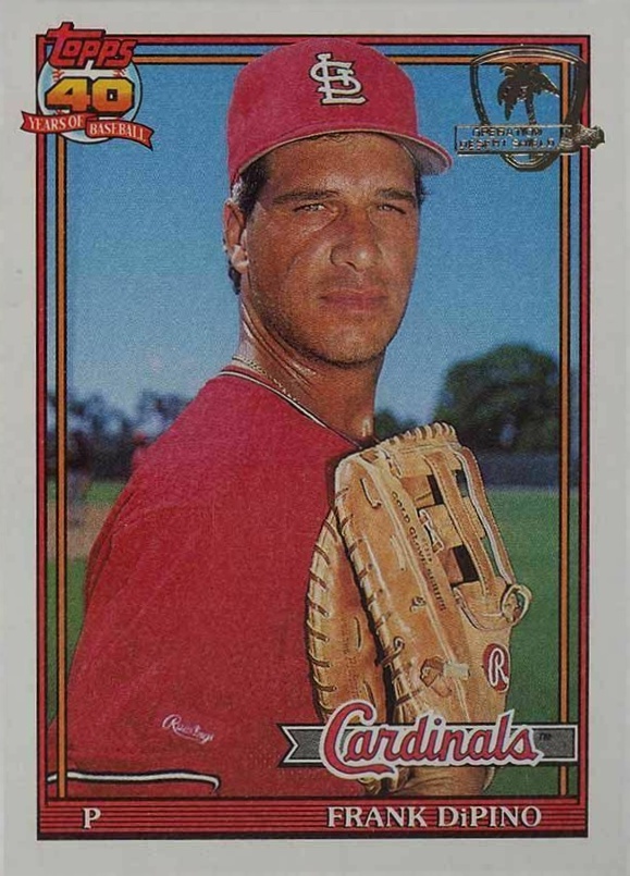 1991 Topps Desert Shield Frank DiPino #112 Baseball Card