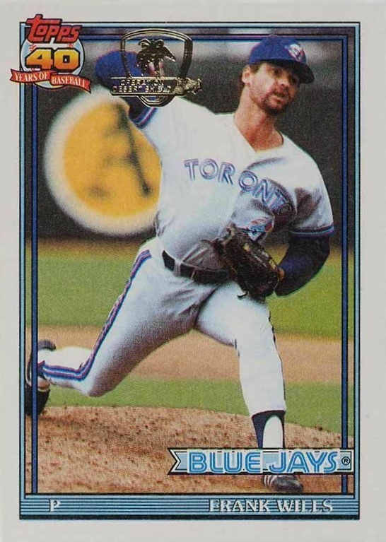 1991 Topps Desert Shield Frank Wills #213 Baseball Card
