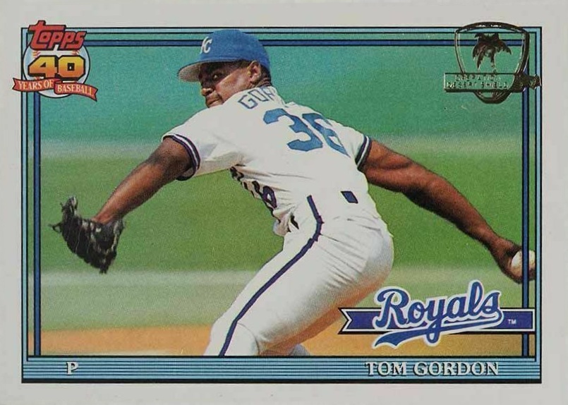 1991 Topps Desert Shield Tom Gordon #248 Baseball Card