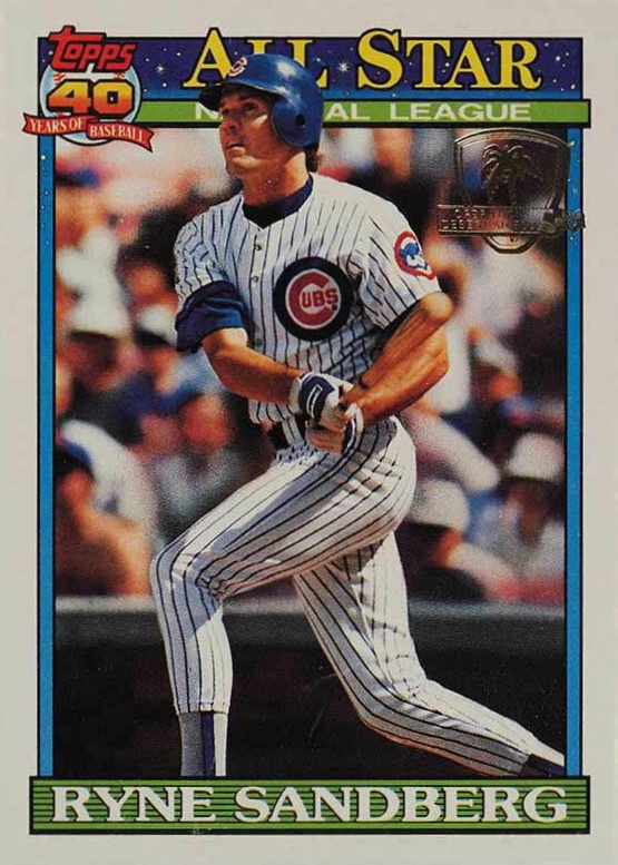 1991 Topps Desert Shield Ryne Sandberg #398 Baseball Card