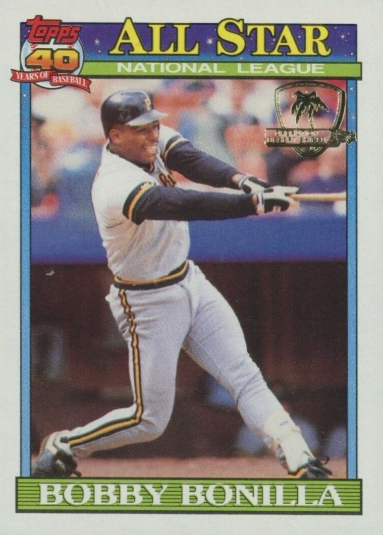 Bobby Bonilla - Pirates / Mets - Lot of 4 Baseball Cards G/VG