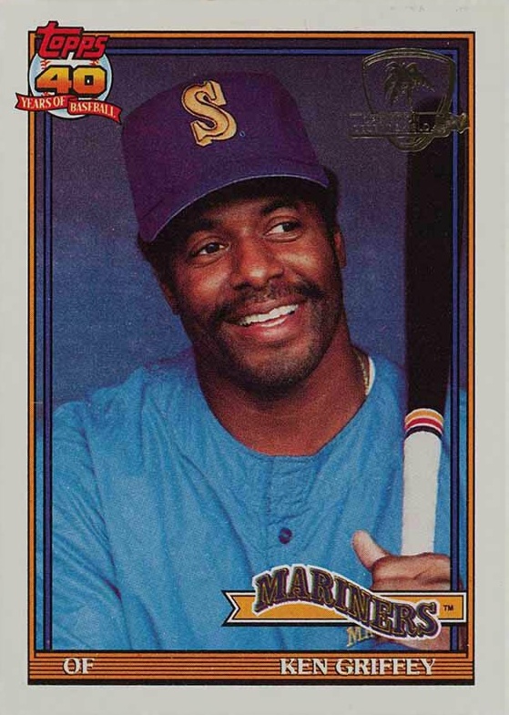 1991 Topps Desert Shield Ken Griffey Sr. #465 Baseball Card