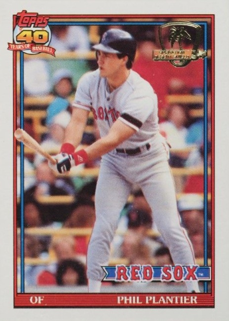 1991 Topps Desert Shield Phil Plantier #474 Baseball Card