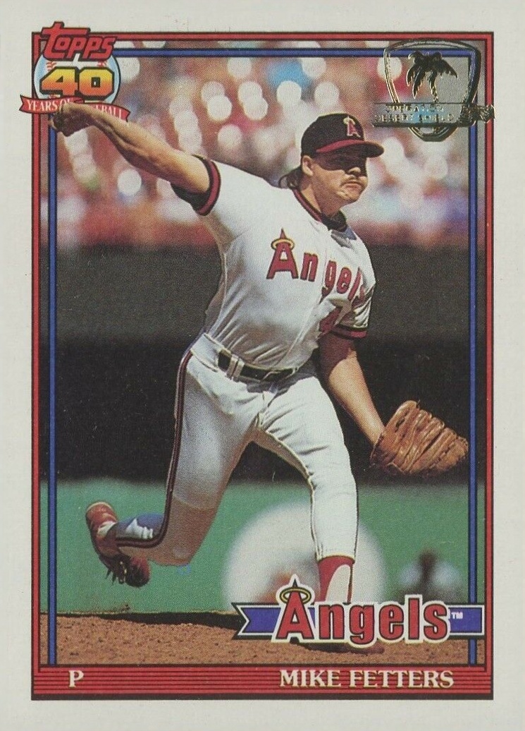 1991 Topps Desert Shield Mike Fetters #477 Baseball Card