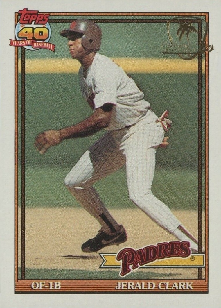 1991 Topps Desert Shield Jerald Clark #513 Baseball Card
