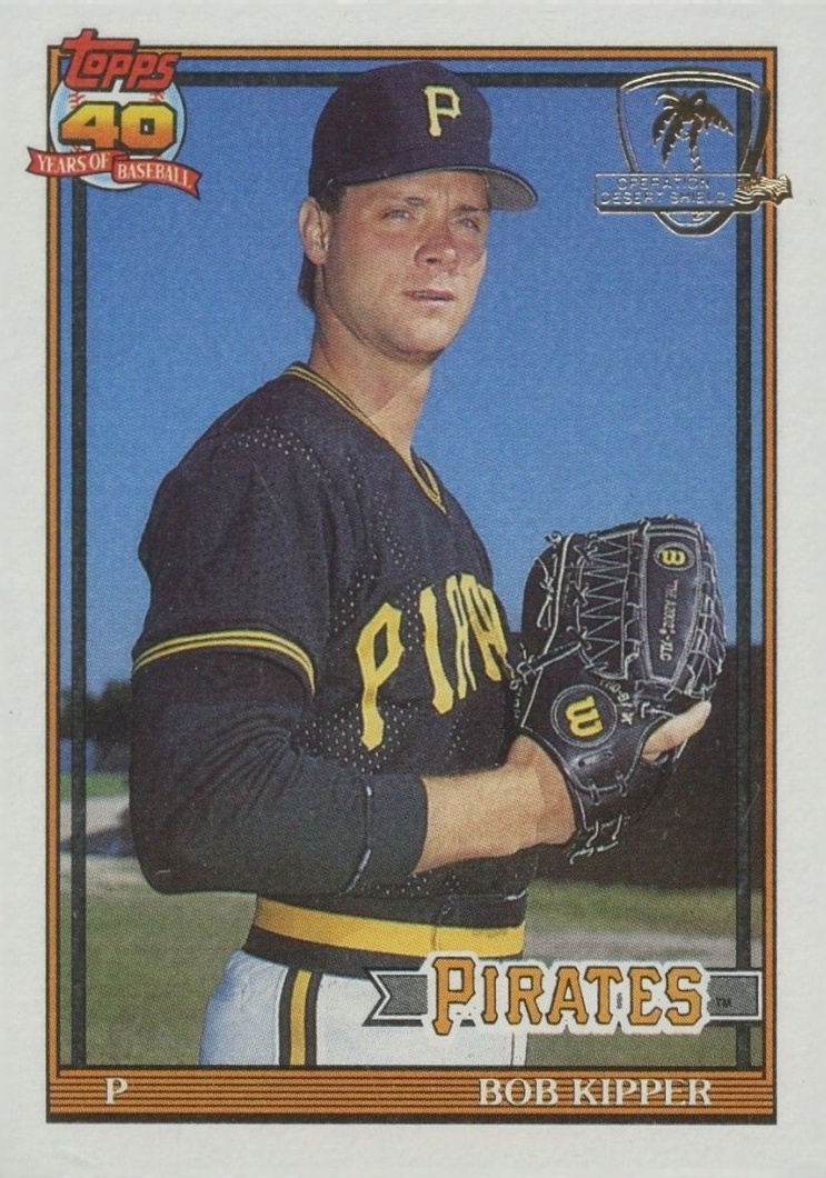 1991 Topps Desert Shield Bob Kipper #551 Baseball Card