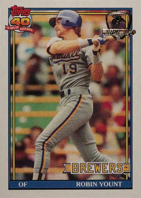 1991 Topps Desert Shield Robin Yount #575 Baseball Card
