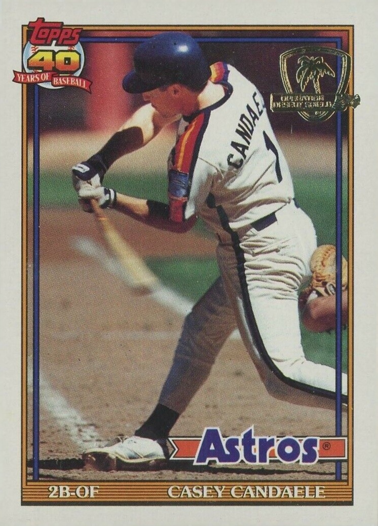 1991 Topps Desert Shield Casey Candaele #602 Baseball Card