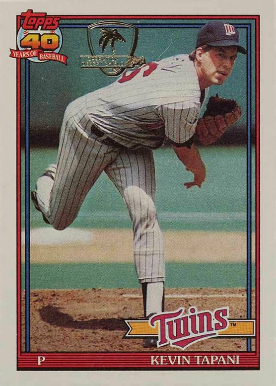 1991 Topps Desert Shield Kevin Tapani #633 Baseball Card
