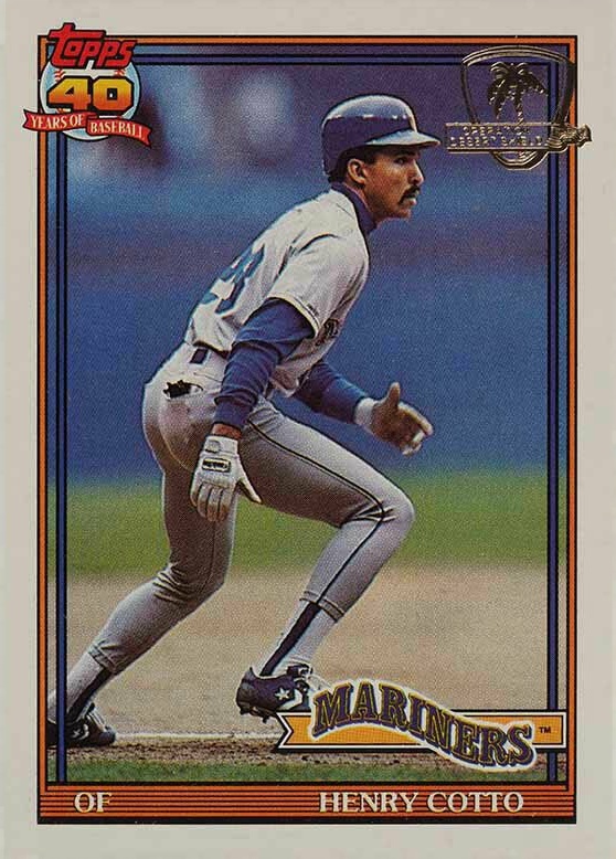 1991 Topps Desert Shield Henry Cotto #634 Baseball Card