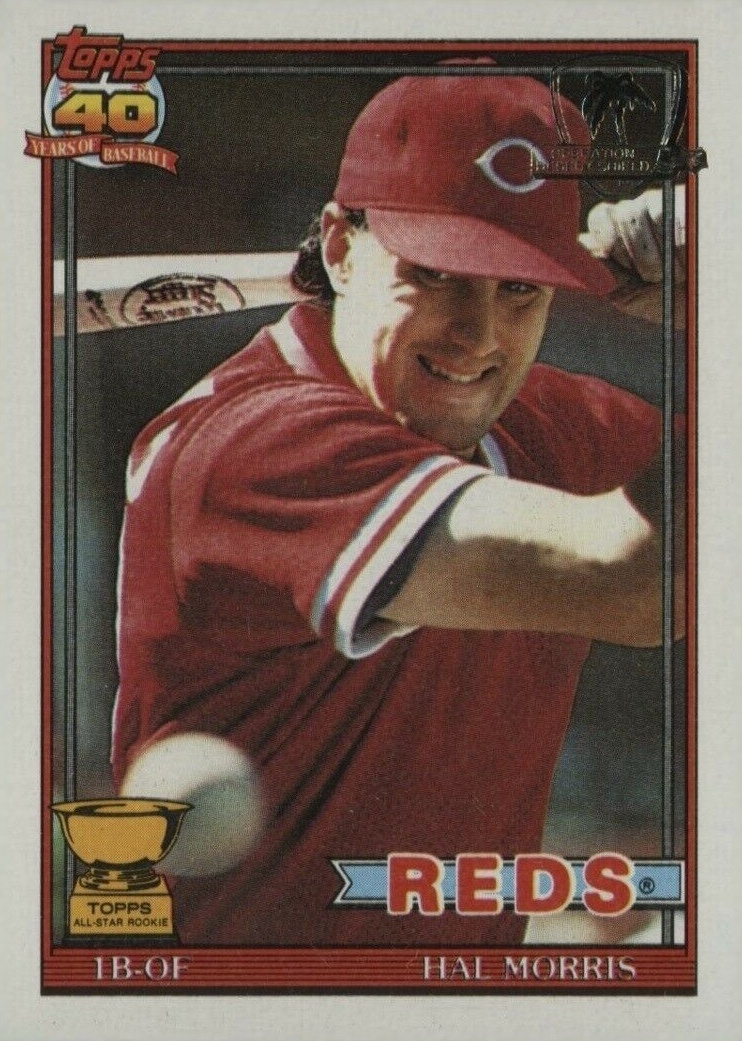 1991 Topps Desert Shield Hal Morris #642 Baseball Card