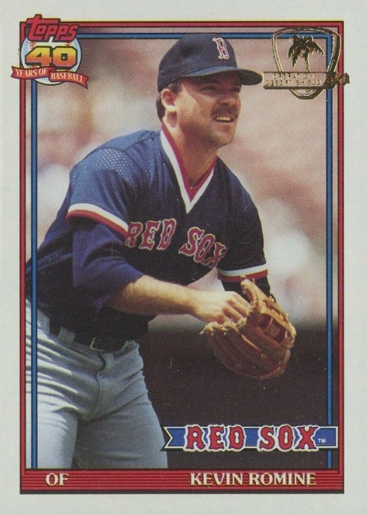 1991 Topps Desert Shield Kevin Romine #652 Baseball Card