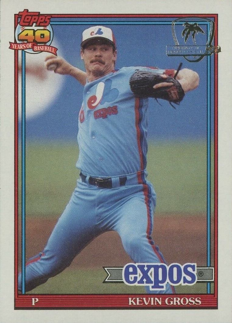 1991 Topps Desert Shield Kevin Gross #674 Baseball Card