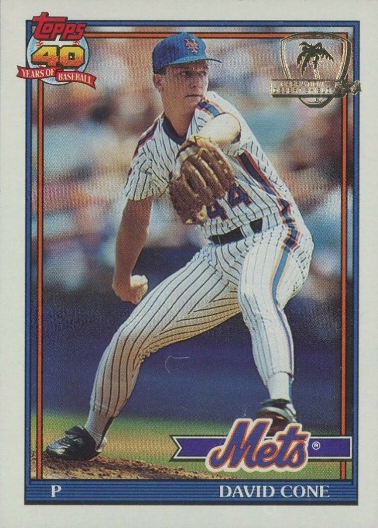 1991 Topps Desert Shield David Cone #680 Baseball Card