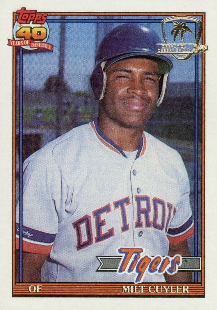 1991 Topps Desert Shield Milt Cuyler #684 Baseball Card