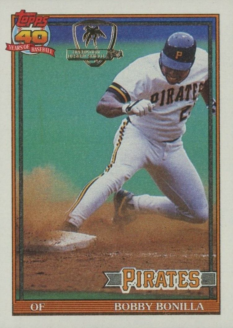 1991 Topps Desert Shield Bobby Bonilla #750 Baseball Card