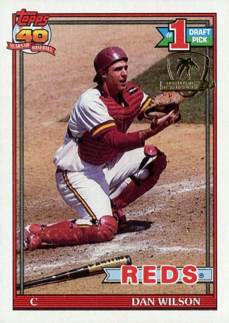 1991 Topps Desert Shield Dan Wilson #767 Baseball Card