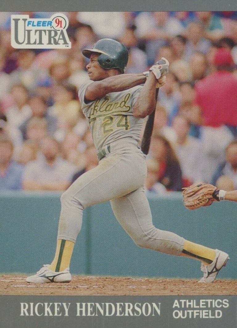 1991 Ultra  Rickey Henderson #248 Baseball Card