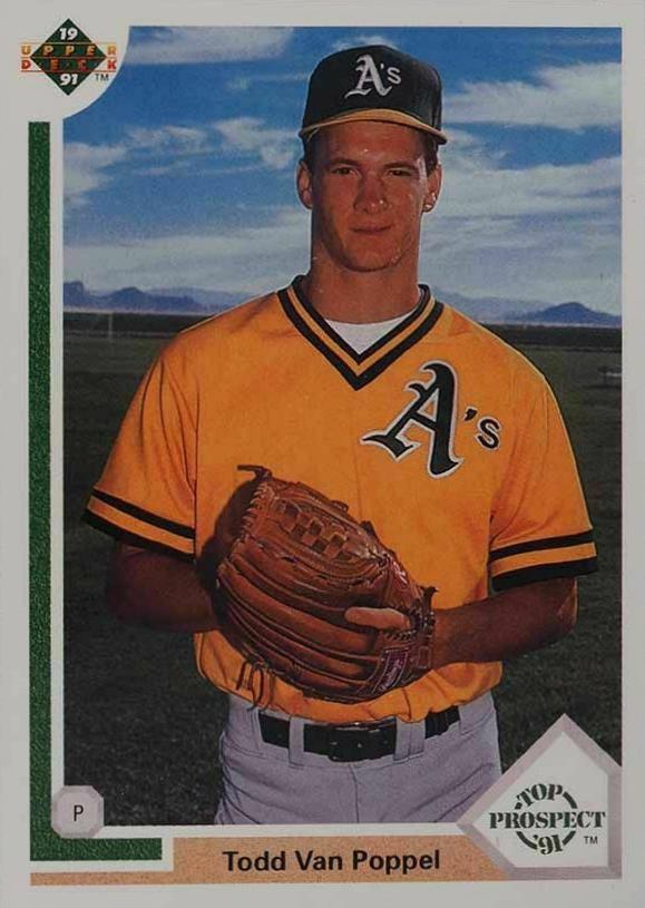 1991 Upper Deck Todd Van Poppel #53 Baseball Card