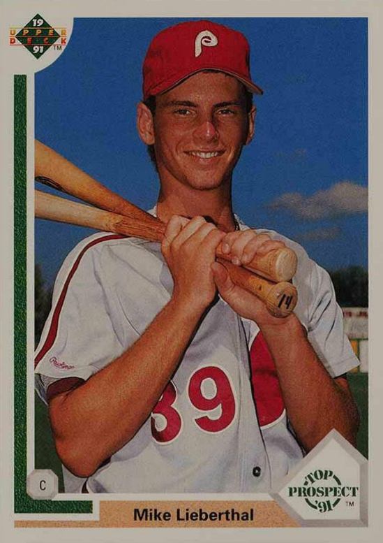 1991 Upper Deck Mike Lieberthal #67 Baseball Card
