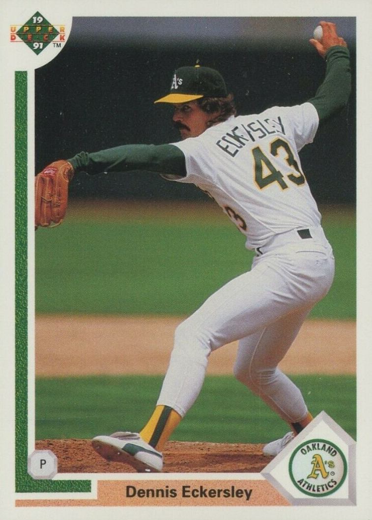 1991 Upper Deck Dennis Eckersley #172 Baseball Card