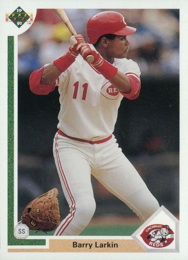 1991 Upper Deck Barry Larkin #353 Baseball Card